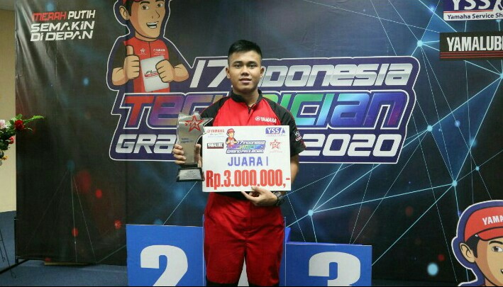 Salah satu pemenang kompetisi tingkat nasional Yamaha 2020