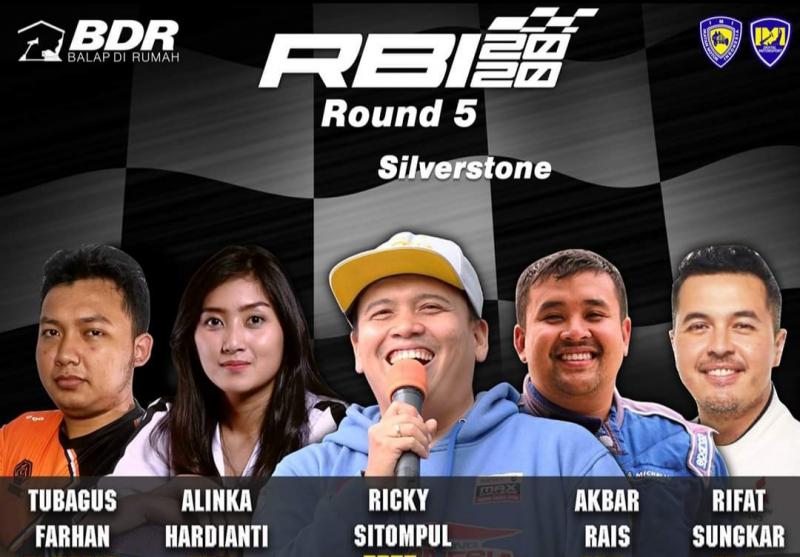 Rifato ramaikan grand final kejuaraan balap virtual Ramadhan Balap Indonesia 2020 malam ini