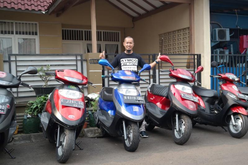Daniel Aries, bos Juragan Kymco Graha Bintaro spesialis merestorasi motor Kymco
