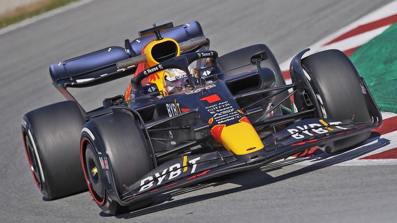 RB18 yang digunakan Max Verstappen dalam misi rahasia di Sirkuit Imola. (Foto: f1)