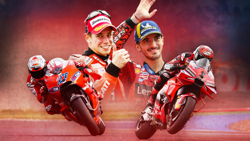 Kemenangan Pecco Bagnaia Sejajar dengan Casey Stoner