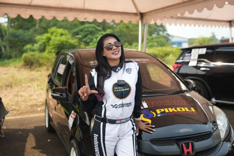 Peserta Drag Race, Arlita Agustina mengapresiasi dukungan Pertamina terhadap dunia motorsport Indonesia