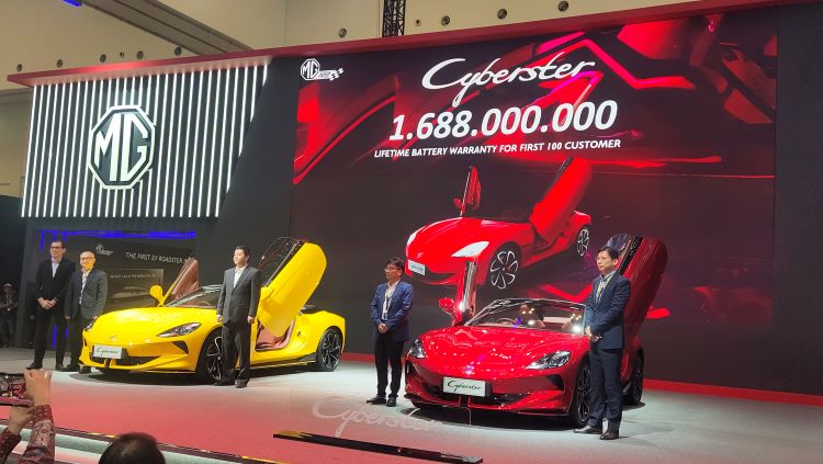 MG Cyberster hadir mentereng di GIIAS 2024