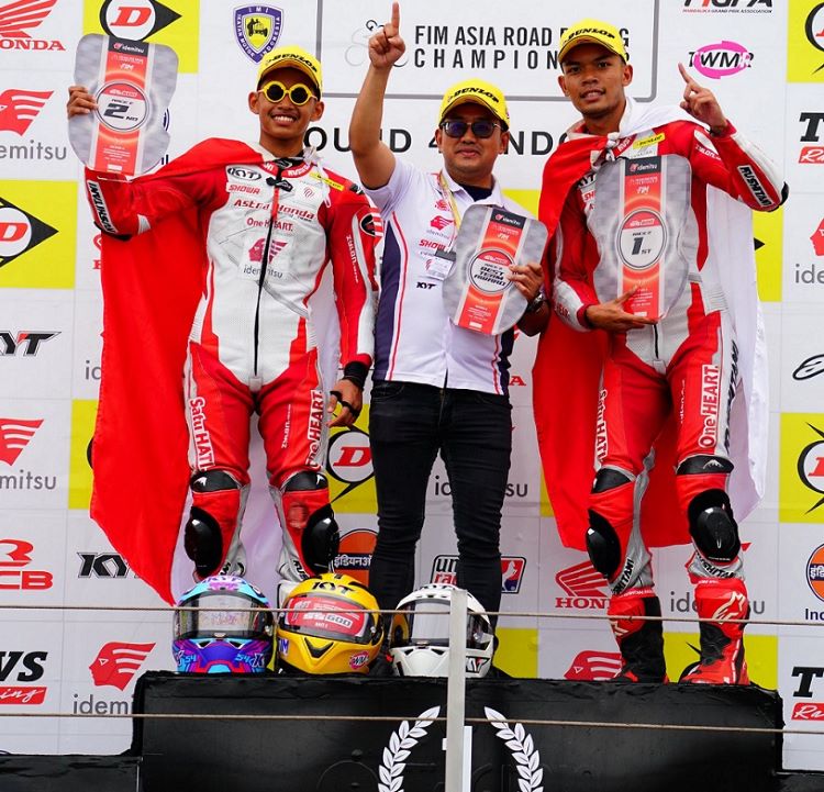 Dua pembalap Indonesia dominasi race kedua ajang balap Asia Road Racing Championship (ARRC) 2024 seri Mandalika. 