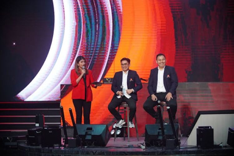 Petinggi Dyandra promosindo saat memaparkan inovasi dalam wajah IIMS 2025