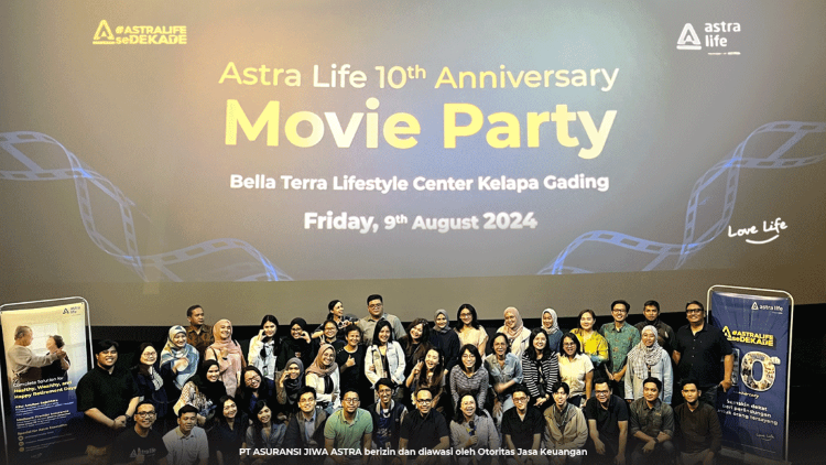 Astra Life gelar nobar bareng karyawan dan nasabah dalam rangka merayakan sedekade kiprah mereka di Indonesia
