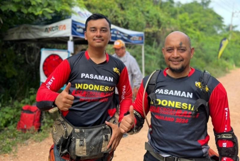 Mufti MK dan Habib, memberikan prestasi saat HUT RI ke-79 dengan berprestasi di AXCR 2024 Thailand
