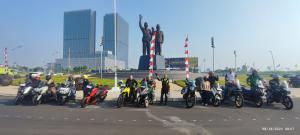 Legend Riders Peringati Hari Proklamasi di Depan Patung Proklamator Pantai Indah Kapuk 2