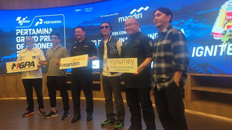 Petinggi Bank Mandiri dan penyelenggara MotoGP Indonesia siapkan kolaborasi dan konten menarik di ajang tersebut