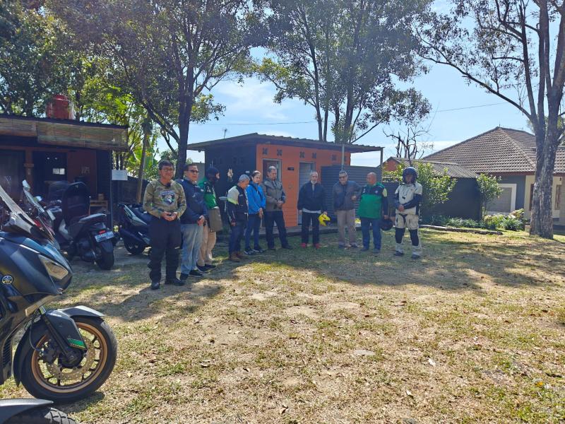 Ciater jadi Tempat Touring Tipis Legend Riders