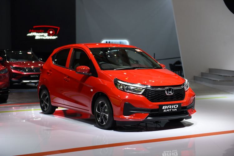 Tampilan Honda Brio Satya yang menjadi salah satu kontributor penjualan Honda