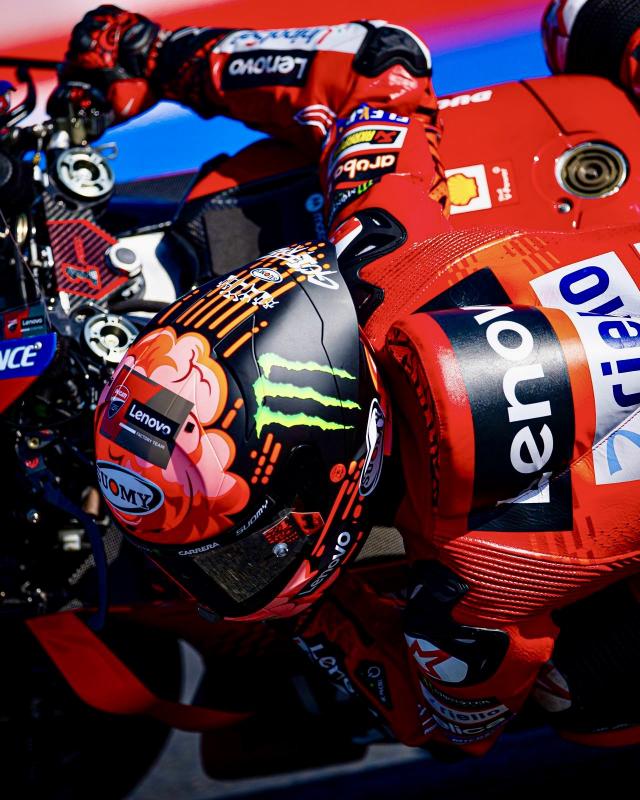 Francesco Bagnaia (Italia/Ducati) sukses pertajam rekor di Sirkuit Misano.. (Foto: ist)