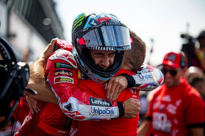 Mencetak Kemenangan ke-100 Ducati di MotoGP, Sekaligus Meraih Gelar Juara Pabrikan Kelima Berturut-turut