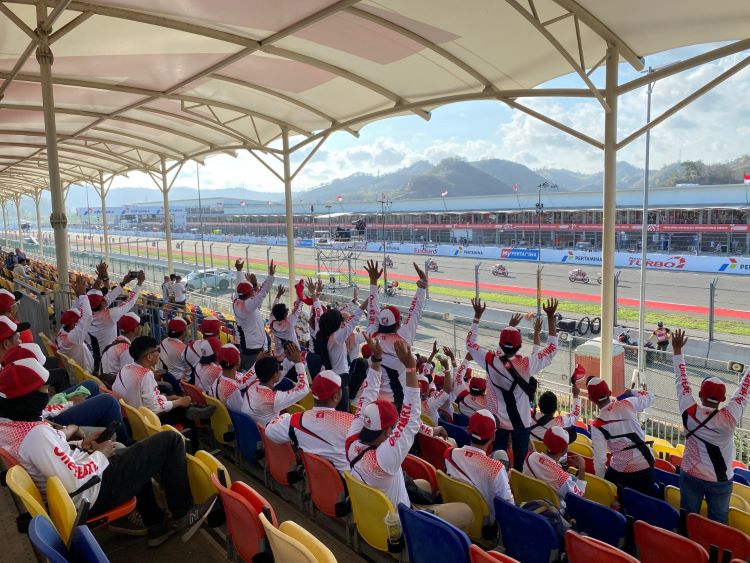 Komunitas Honda ikut meramaikan ajang MotoGP Mandalika
