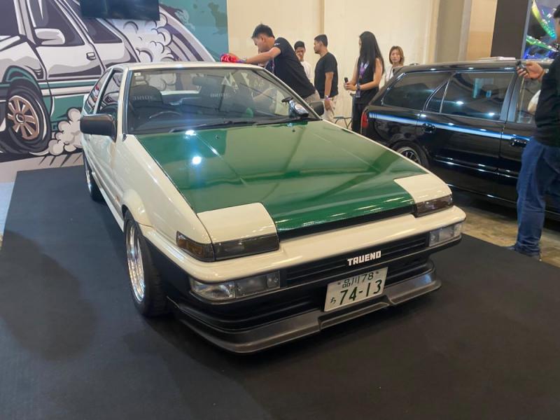 Mobil ikonik Toyota Sprinter Trueno AE86 “Super Mame-Go” milik Keiichi Tsuchiya.