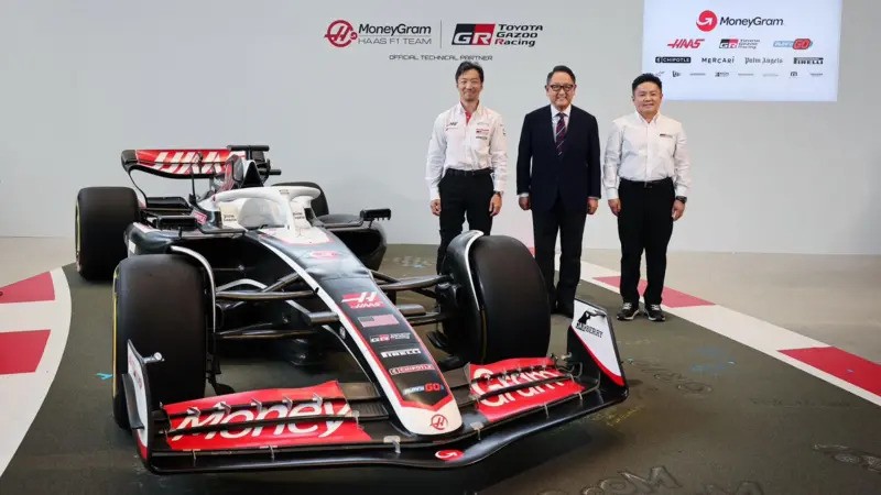 Haas dengan warna Toyota di seri GP AS pekan depan. (Foto: haas)