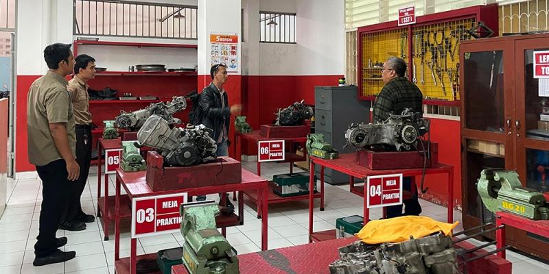 Upaya Perkuat TSM-Honda Persiapkan Siswa Untuk Dunia Industri, PT WMS Visitasi ke SMK Mitra Binaan