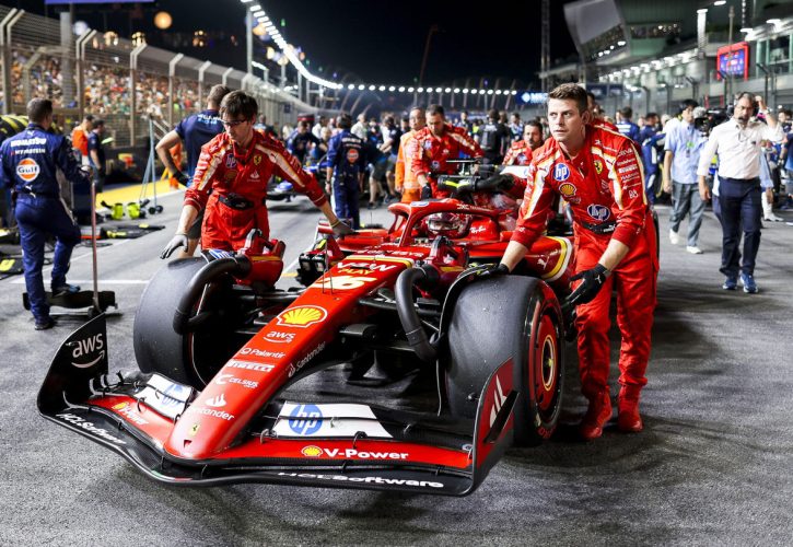 Ferrari SF24, diprediksi bakal kompetitif per GP AS pekan ini. (Foto: ferrari)