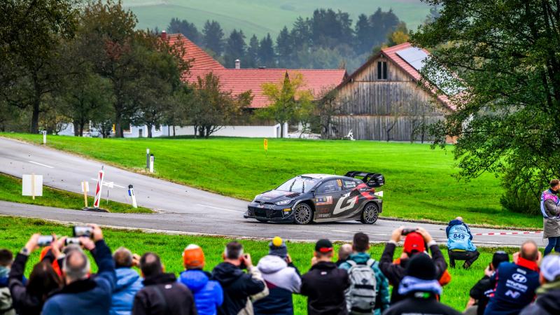 Nakamoto Katsuta,  pahlawan Toyota di tengah gempuran Hyundai di Rally Eropa Tengah. (Foto: wrc)