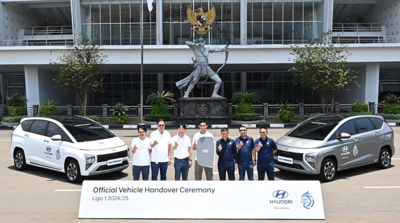 Hyundai STARGAZER jadi Official Vehicle Partner Liga 1