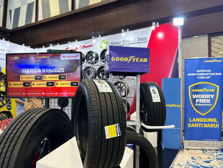 Goodyear Indonesia bawa sejumlah produk bannya ke GIIAS Semarang
