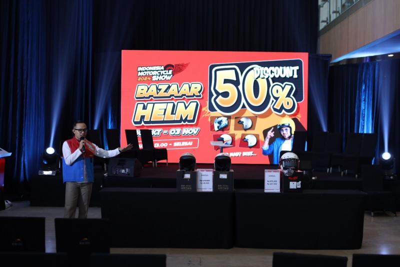 Bazar Helm dan Live Quiz Tambah Keseruan IMOS 2024