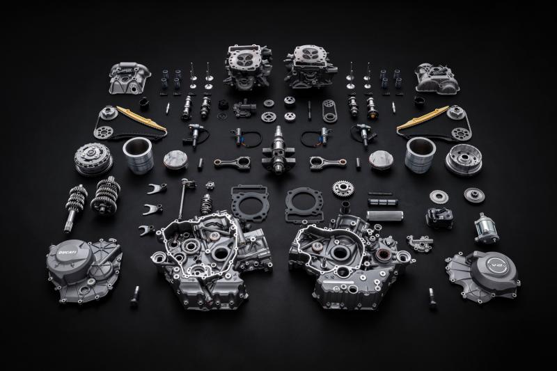 Mesin V2 Baru: Mesin Ducati Dua Silinder Paling Ringan