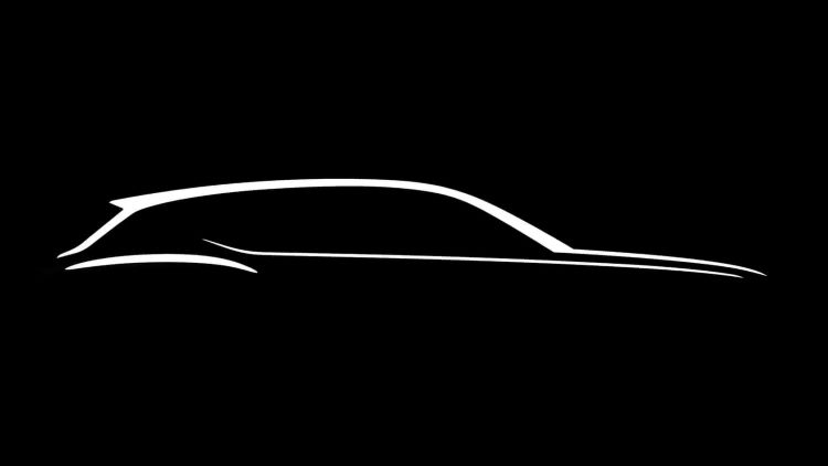 Siluet mobil listrik pertama Bentley 