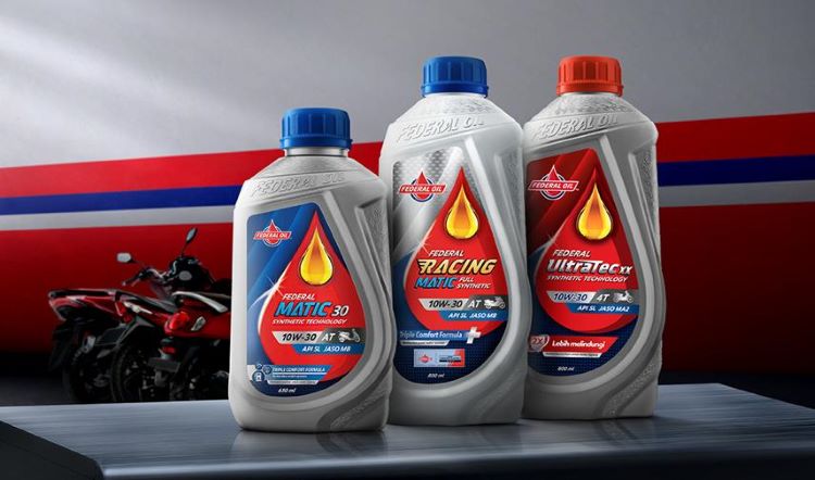 Produk pelumas Federa Oil yang memiliki kualifikasi baik untuk melindungi mesin motor