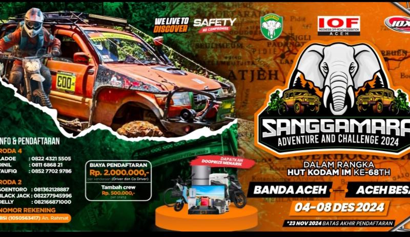 Inilah ajang adventure offroad yang ditunggu pegiat di Sumatra.