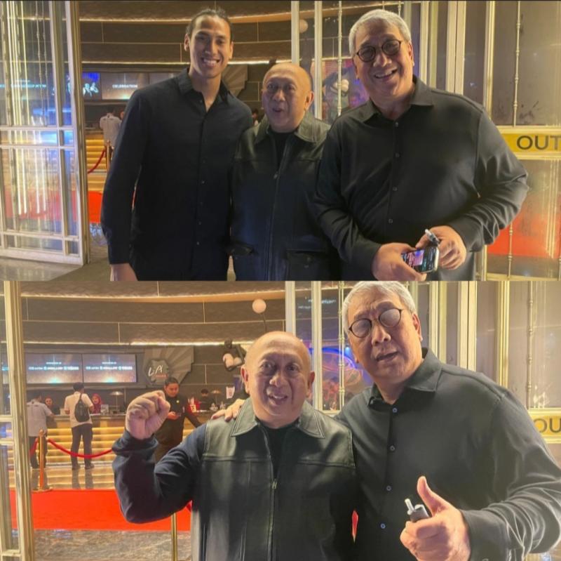 Dari kiri : Sean Gelael, Rio Sarwono dan Ricardo Gelael di IMI Awards, sesama alumni Pangudi Luhur Jakarta