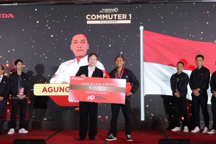 Perwakilan Indonesia menjuarai Honda Asia & Oceania Motorcycle Technician Skill Contest (AOC) 2024 di Filipina