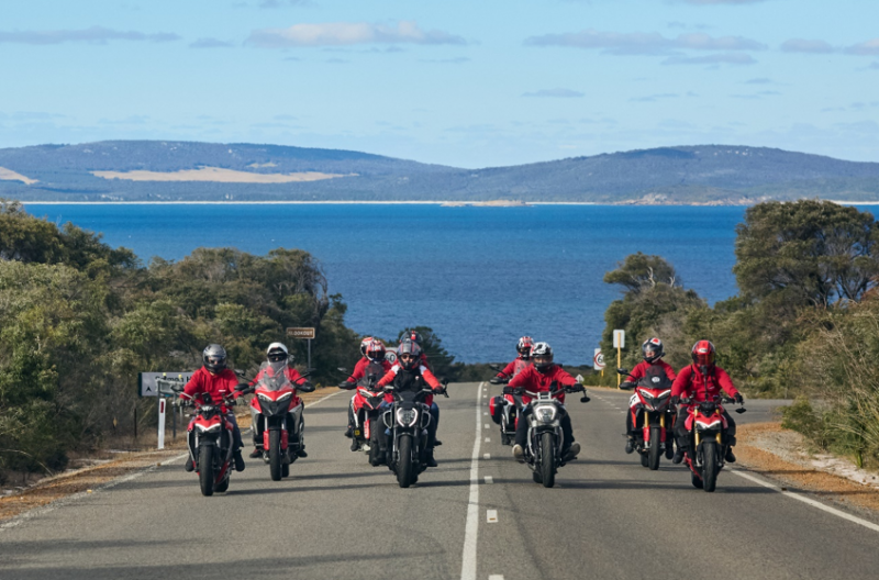 8 Ducati Berplat Indonesia Melintasi Negara Bagian Barat Australia