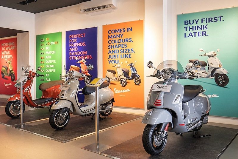 Deretan motor Vespa yang menjadi incaran kaum urban