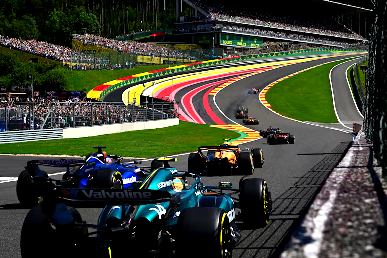 Salah Satu Tikungan Ikonik Sirkuit Spa-Francorchamps, Belgia (Foto: F1)