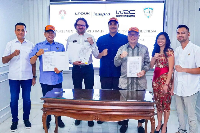 Penandatangan MoU Terms Event Reference WRC 2026 di Indonesia