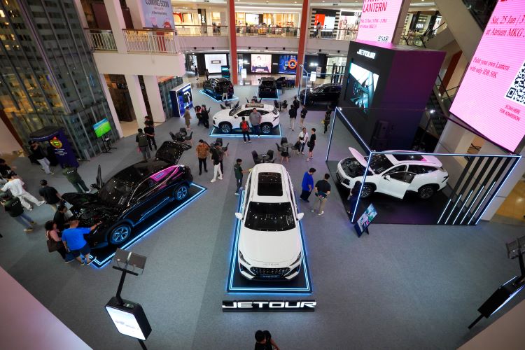 Jetour melakukan pameran untuk mendekatkan diri kepada konsumennya