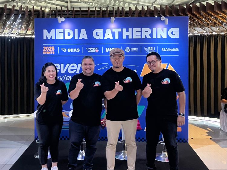 Para petinggi Seven Event dalam Media Gathering bersama media, Selasa (21/1/2025)