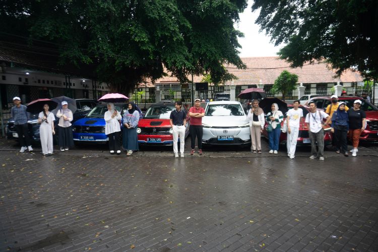 Keseruan pengguna Honda saat mengikuti Honda e:Technology City Tour 