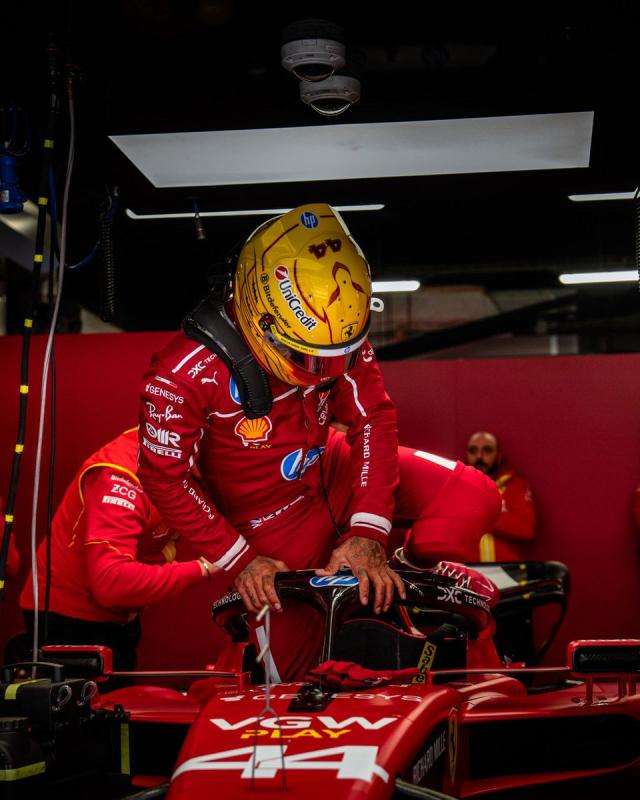 Lewis Hamilton (Inggris), buang waktu 3 hari penting bersama SF23 di Barcelona. (Foto: ferrari)