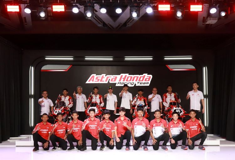 16 Pebalap Astra Honda Racing Teamsiap berlaga di dunia balap internasional