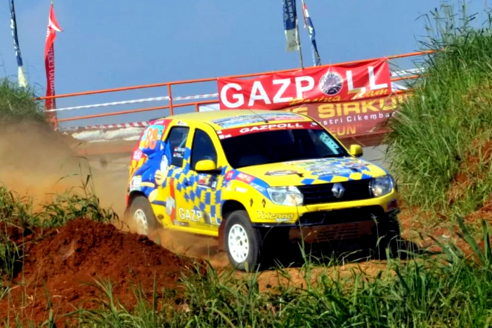 Pembalap Gazpoll Racing Team, Tomi Hadi di Kejurnas Speed Offroad (Foto: Gazpoll Racing Team)