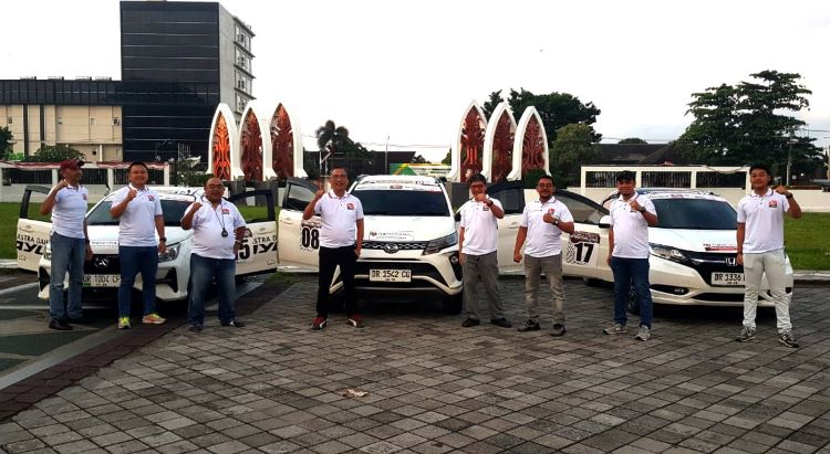 Para punggawa Daihatsu Sport bersama tunggangannya berhasil menjinakan ajang Pesona Lombok Wisata Rally