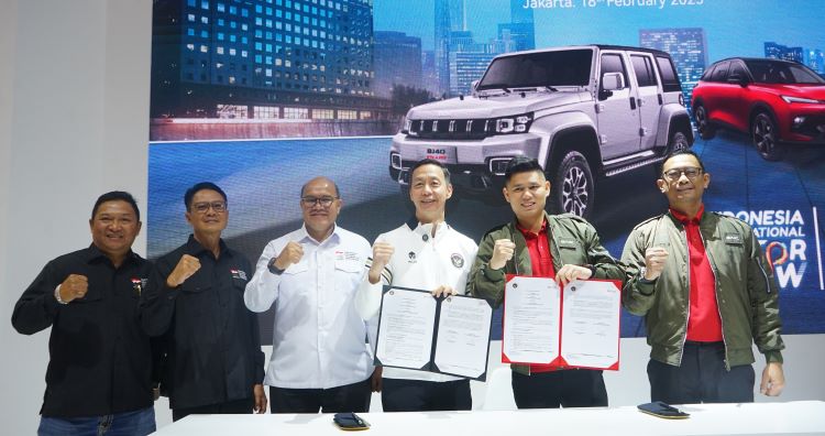 Petinggi BAIC Indonesia dan para punggawa Komite Olimpiade Indonesia (NOC Indonesia) resmi bekersama untuk majukan dunia olahraga Tanah Air