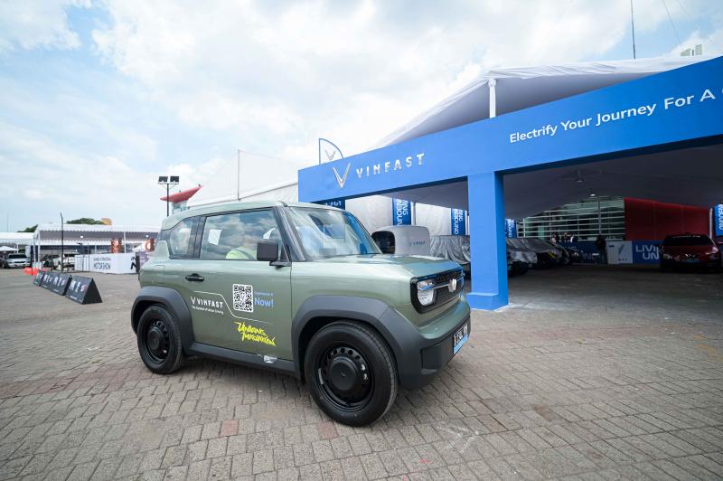 Tampilan menggoda mobil listrik mungil VinFast VF3,