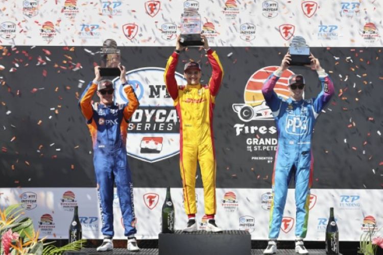 Pembalap tim Honda juara di awal balap IndyCar Series 2025