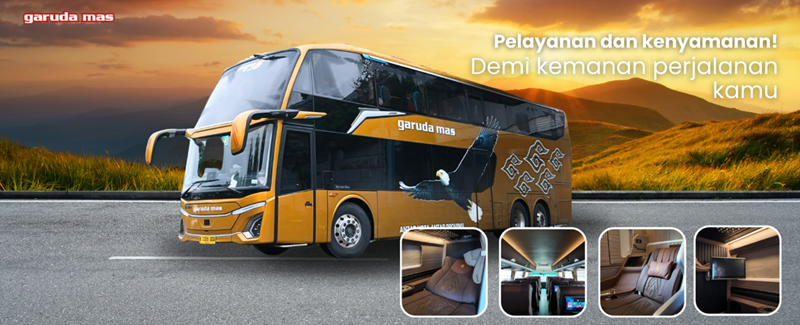 Sambut Musim Mudik Lebaran, PO Garuda Mas Luncurkan Dua Bus Baru dengan Fitur Modern