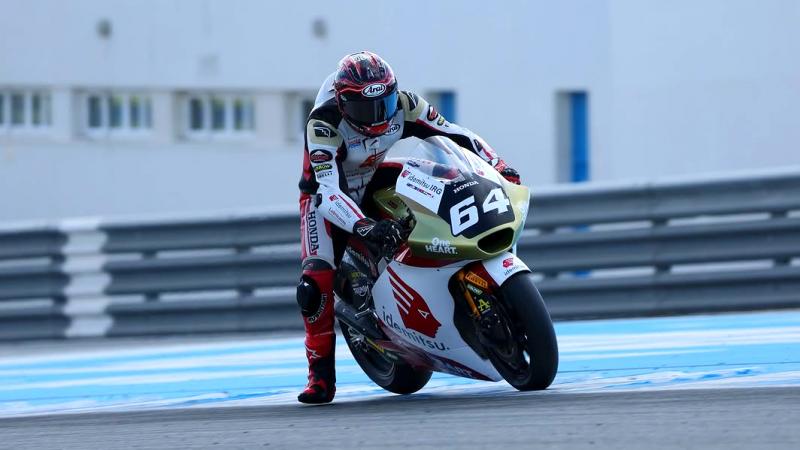Mario Aji di Moto2 2025 (Foto: Honda Team Asia)
