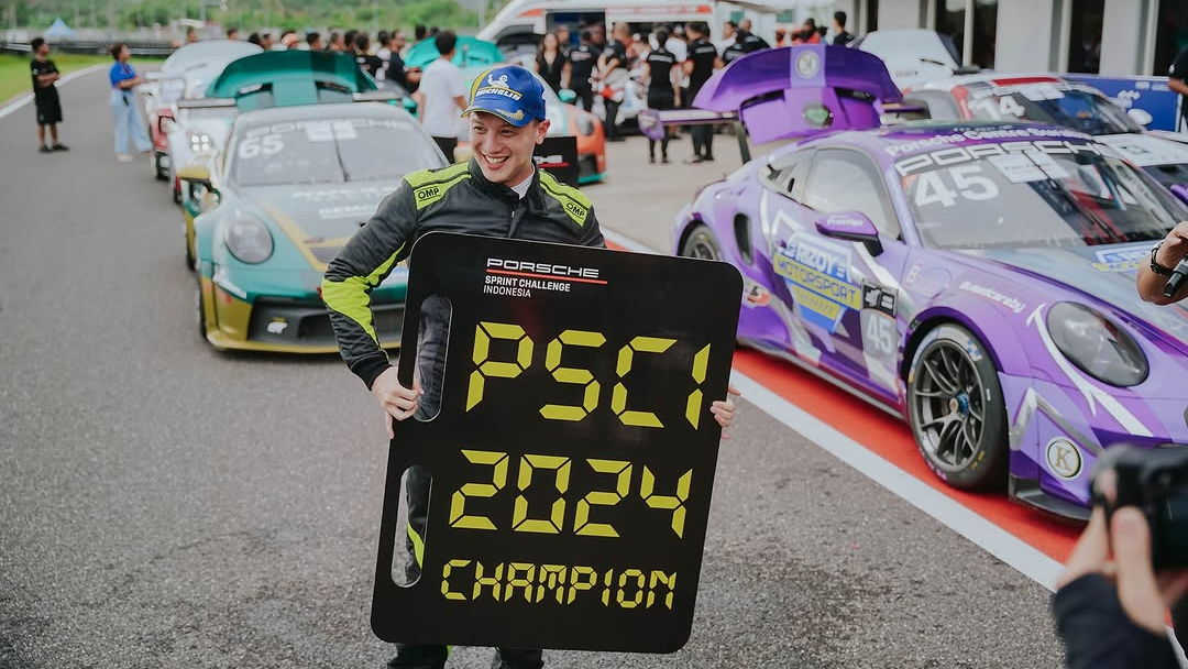 Moreno Soeprapto, Juara Umum Porsche Sprint Challenge Indonesia 2024