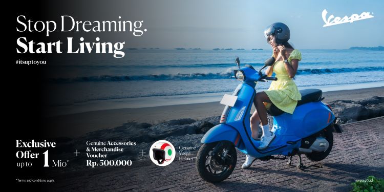 Promo menarik kepemilikan motor Vespa bareng Piaggio Indonesia